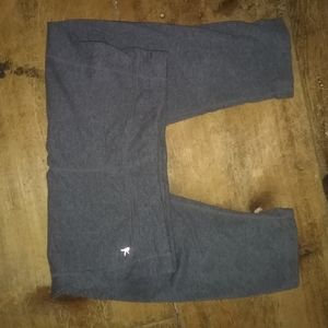 Charcoal grey capris